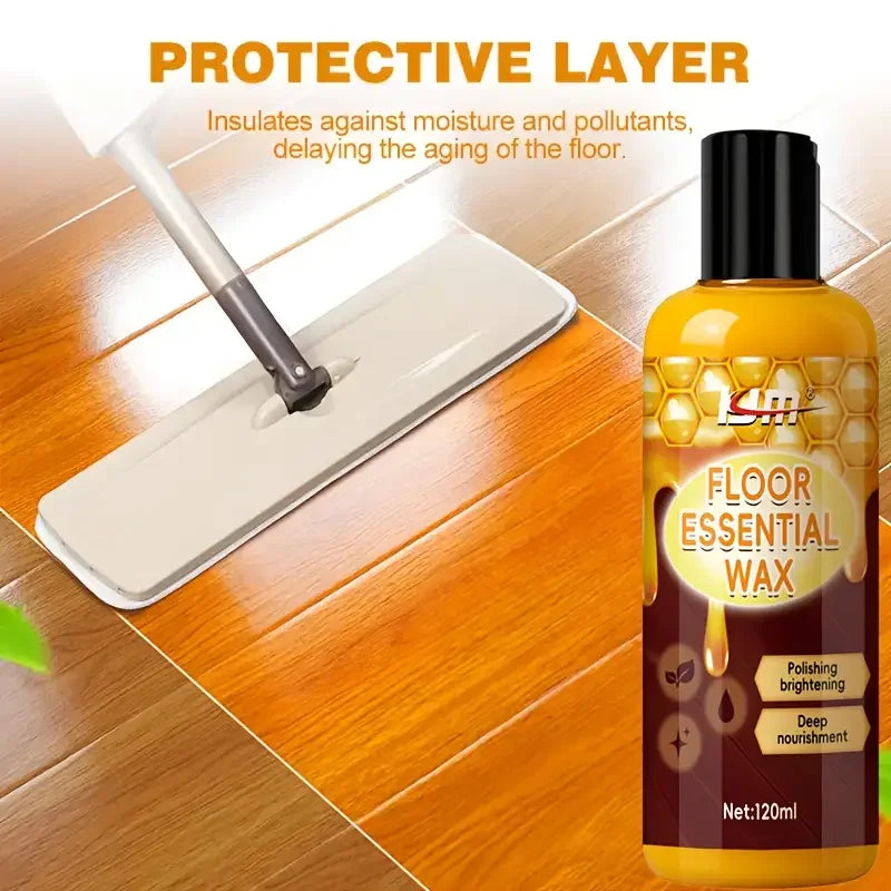 Wood Floor Care Oil: Deep Nourishing Polish for Hardwood/Laminate, Restores Luster, Gentle Formula, No Scent