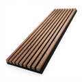 Vaucluse XL Walnut Acoustic Wall Panel — 270 × 110 cm