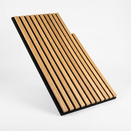Vaucluse XL Walnut Acoustic Wall Panel — 270 × 110 cm