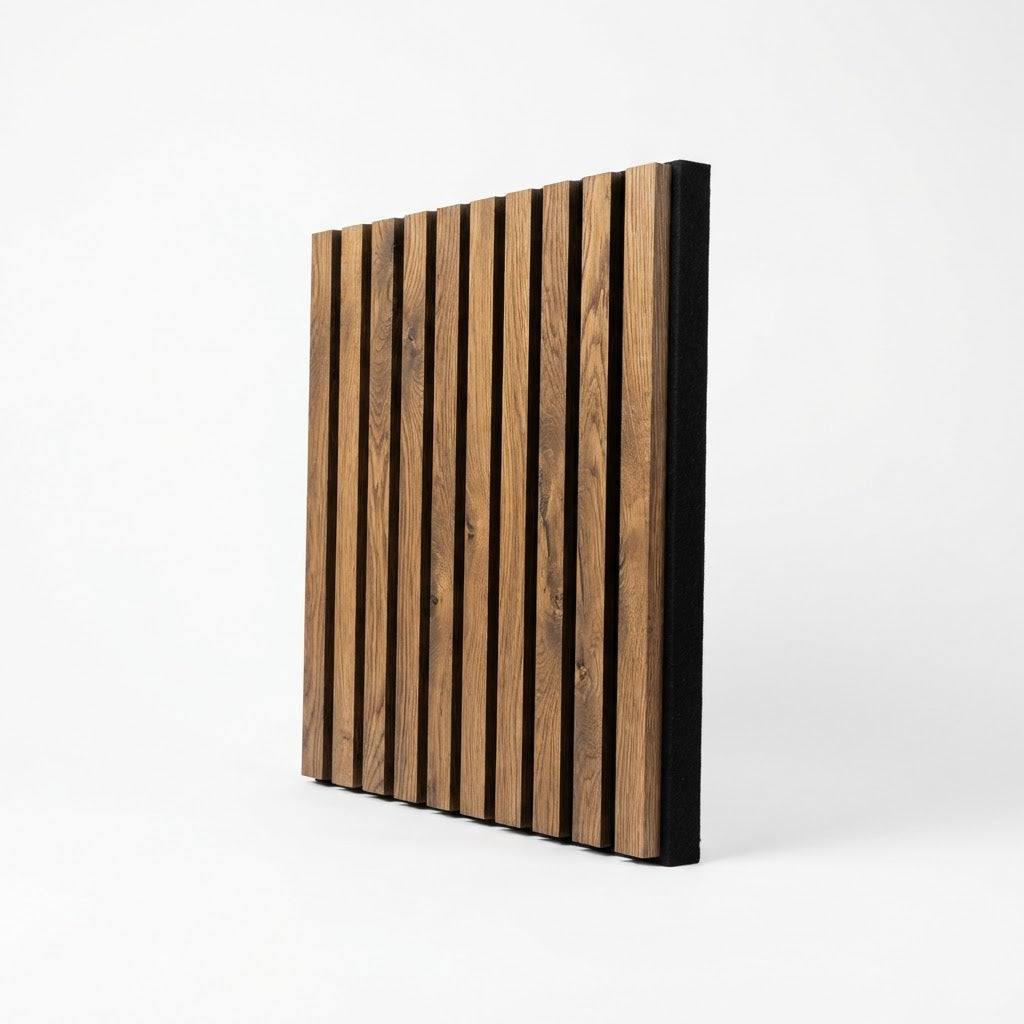 Vaucluse XL Walnut Acoustic Wall Panel — 270 × 110 cm