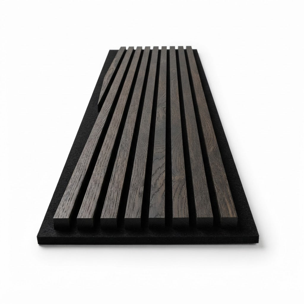 Vaucluse XL Walnut Acoustic Wall Panel — 270 × 110 cm